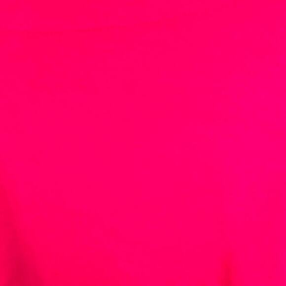 Hot pink bell sleeve scoopneck cropped - Picture 3 of 4